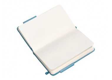 Cuaderno con gomilla antartik notes tapa dura a6 hojas rayas azul claro 100 hojas 80 gr fsc