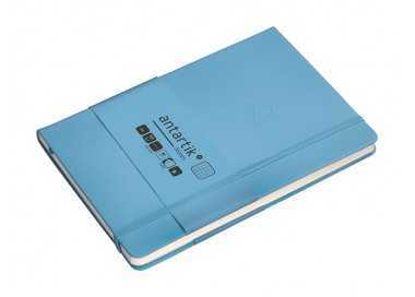 Cuaderno con gomilla antartik notes tapa dura a5 hojas cuadricula azul claro 100 hojas 80 gr fsc Cuaderno con gomilla antartik notes tapa dura a5 hojas cuadricula azul claro 100 hojas 80 gr fsc