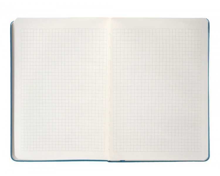 Cuaderno con gomilla antartik notes tapa dura a5 hojas cuadricula azul claro 100 hojas 80 gr fsc