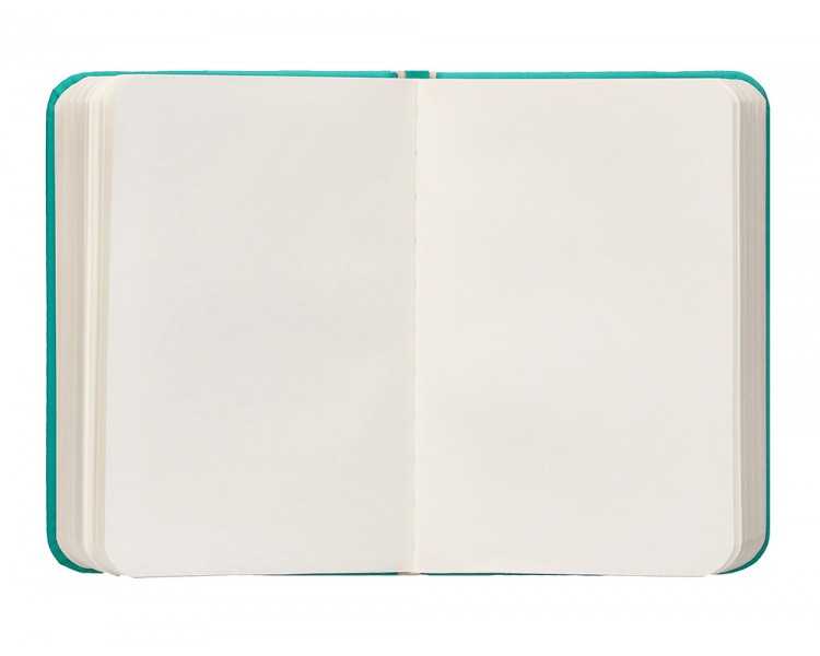 Cuaderno con gomilla antartik notes tapa dura a7 hojas lisas turquesa 80 hojas 80 gr fsc