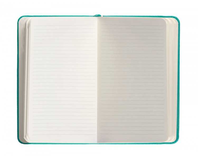 Cuaderno con gomilla antartik notes tapa dura a6 hojas rayas turquesa 100 hojas 80 gr fsc