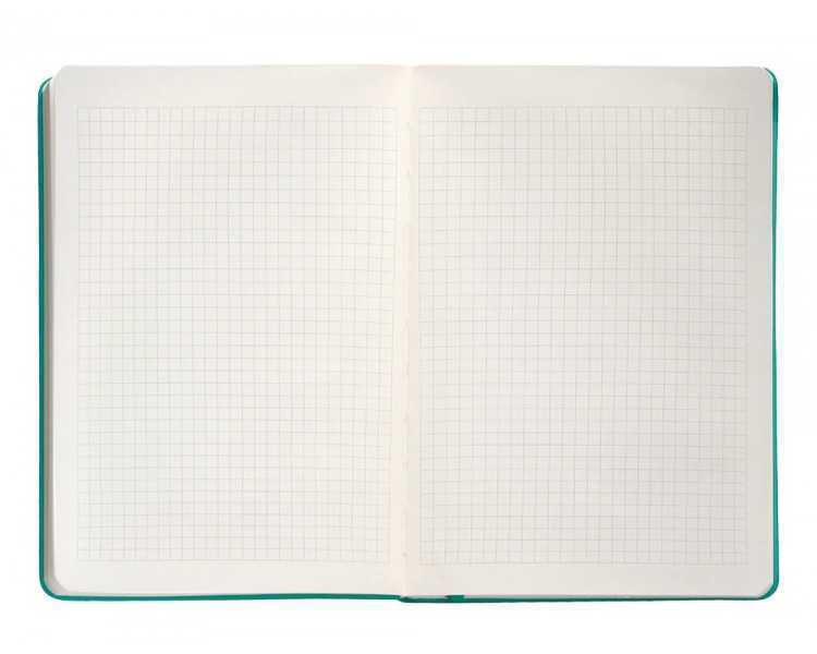 Cuaderno con gomilla antartik notes tapa dura a5 hojas cuadricula turquesa 100 hojas 80 gr fsc