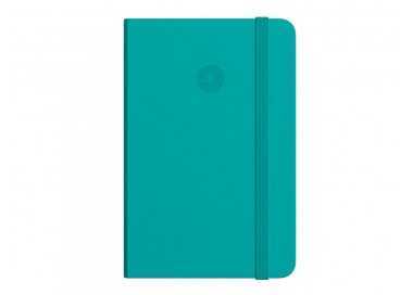 Cuaderno con gomilla antartik notes tapa dura a4 hojas cuadricula turquesa 100 hojas 80 gr fsc