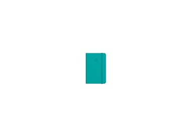 Cuaderno con gomilla antartik notes tapa dura a4 hojas rayas turquesa 100 hojas 80 gr fsc