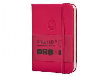Cuaderno con gomilla antartik notes tapa dura a7 hojas lisas burdeos 80 hojas 80 gr fsc