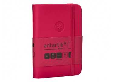 Cuaderno con gomilla antartik notes tapa dura a7 hojas lisas burdeos 80 hojas 80 gr fsc