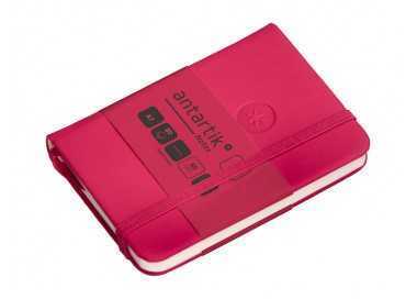 Cuaderno con gomilla antartik notes tapa dura a7 hojas lisas burdeos 80 hojas 80 gr fsc