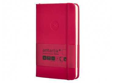 Cuaderno con gomilla antartik notes tapa dura a6 hojas lisas burdeos 100 hojas 80 gr fsc