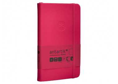 Cuaderno con gomilla antartik notes tapa dura a6 hojas lisas burdeos 100 hojas 80 gr fsc
