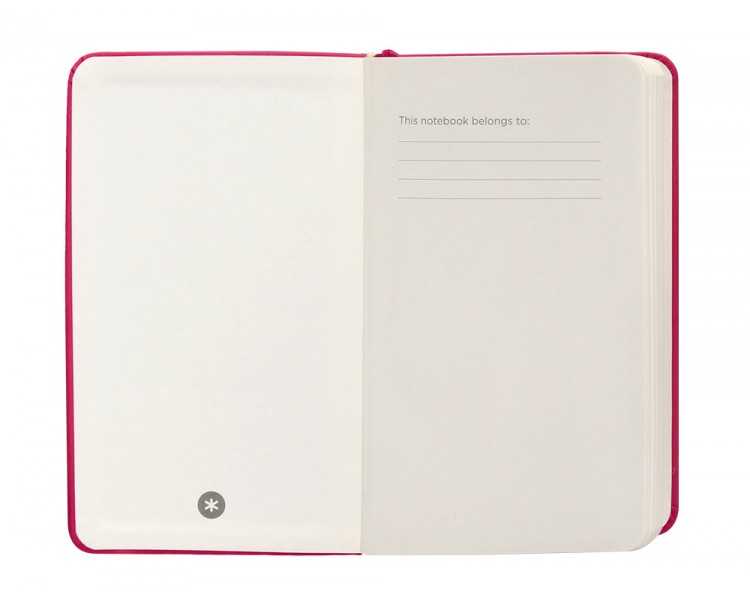 Cuaderno con gomilla antartik notes tapa dura a6 hojas lisas burdeos 100 hojas 80 gr fsc