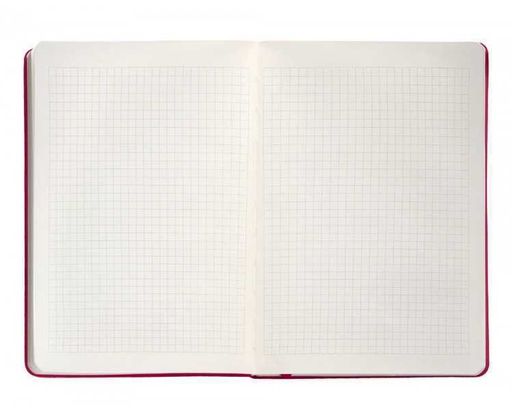 Cuaderno con gomilla antartik notes tapa dura a5 hojas cuadricula burdeos 100 hojas 80 gr fsc