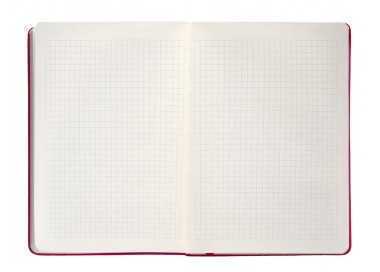 Cuaderno con gomilla antartik notes tapa dura a5 hojas cuadricula burdeos 100 hojas 80 gr fsc