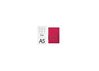 Cuaderno con gomilla antartik notes tapa dura a5 hojas puntos burdeos 100 hojas 80 gr fsc Cuaderno con gomilla antartik notes tapa dura a5 hojas puntos burdeos 100 hojas 80 gr fsc