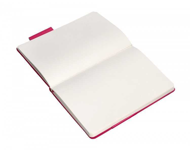 Cuaderno con gomilla antartik notes tapa dura a5 hojas lisas burdeos 100 hojas 80 gr fsc