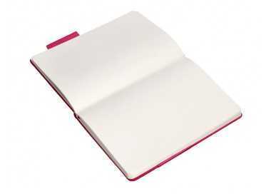 Cuaderno con gomilla antartik notes tapa dura a5 hojas lisas burdeos 100 hojas 80 gr fsc