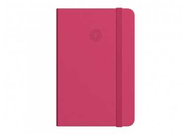 Cuaderno con gomilla antartik notes tapa dura a4 hojas rayas burdeos 100 hojas 80 gr fsc