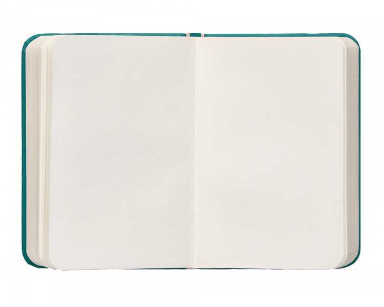 Cuaderno con gomilla antartik notes tapa dura a7 hojas lisas verde aguamarina 80 hojas 80 gr fsc