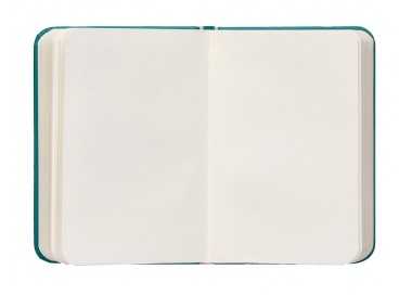 Cuaderno con gomilla antartik notes tapa dura a7 hojas lisas verde aguamarina 80 hojas 80 gr fsc