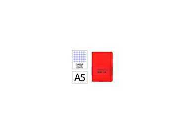 Cuaderno con gomilla antartik notes tapa dura a5 hojas cuadricula rojo 100 hojas 80 gr fsc Cuaderno con gomilla antartik notes tapa dura a5 hojas cuadricula rojo 100 hojas 80 gr fsc