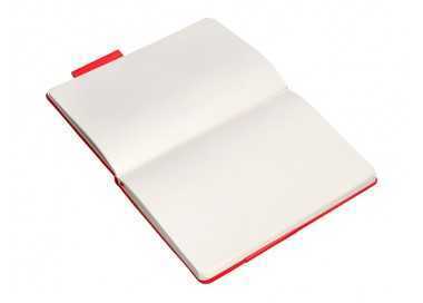 Cuaderno con gomilla antartik notes tapa dura a5 hojas lisas rojo 100 hojas 80 gr fsc
