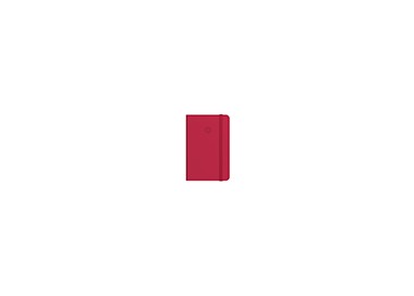Cuaderno con gomilla antartik notes tapa dura a4 hojas rayas rojo 100 hojas 80 gr fsc