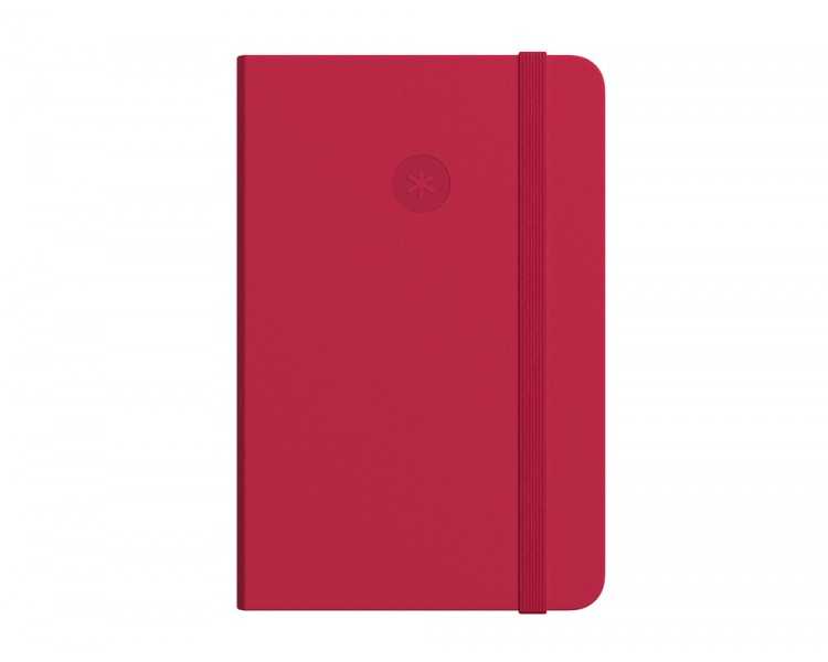 Cuaderno con gomilla antartik notes tapa dura a4 hojas puntos rojo 100 hojas 80 gr fsc