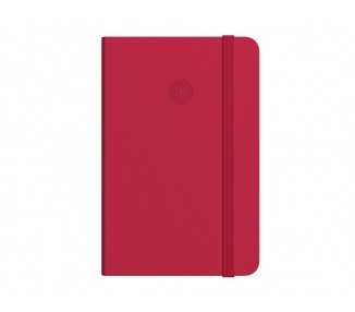 Cuaderno con gomilla antartik notes tapa dura a4 hojas lisas rojo 100 hojas 80 gr fsc