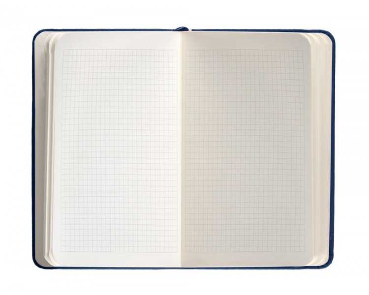 Cuaderno con gomilla antartik notes tapa dura a6 hojas cuadricula azul marino 100 hojas 80 gr fsc