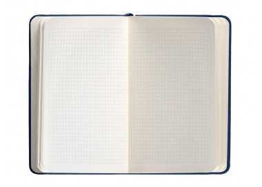 Cuaderno con gomilla antartik notes tapa dura a6 hojas cuadricula azul marino 100 hojas 80 gr fsc