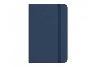 Cuaderno con gomilla antartik notes tapa dura a4 hojas puntos azul marino 100 hojas 80 gr fsc