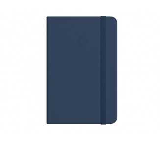 Cuaderno con gomilla antartik notes tapa dura a4 hojas lisas azul marino 100 hojas 80 gr fsc
