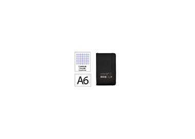 Cuaderno con gomilla antartik notes tapa dura a6 hojas cuadricula negro 100 hojas 80 gr fsc Cuaderno con gomilla antartik notes tapa dura a6 hojas cuadricula negro 100 hojas 80 gr fsc