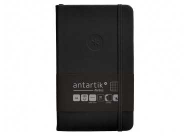 Cuaderno con gomilla antartik notes tapa dura a6 hojas cuadricula negro 100 hojas 80 gr fsc Cuaderno con gomilla antartik notes tapa dura a6 hojas cuadricula negro 100 hojas 80 gr fsc