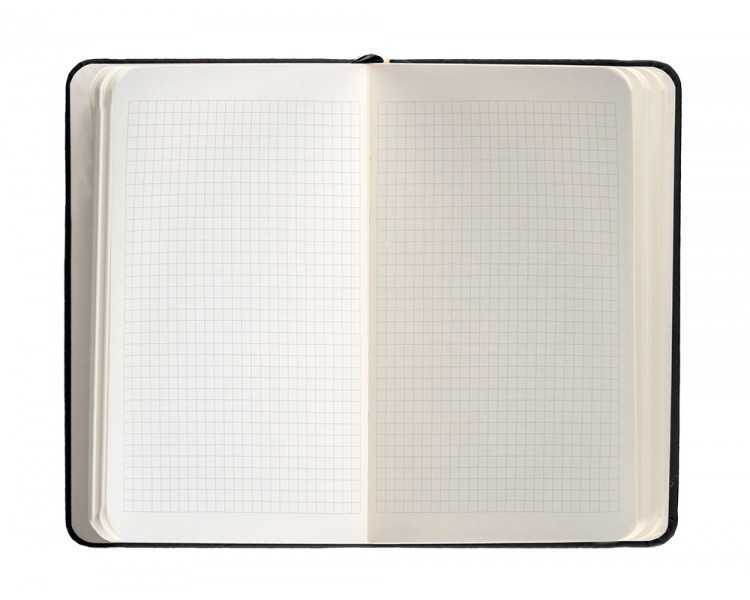 Cuaderno con gomilla antartik notes tapa dura a6 hojas cuadricula negro 100 hojas 80 gr fsc