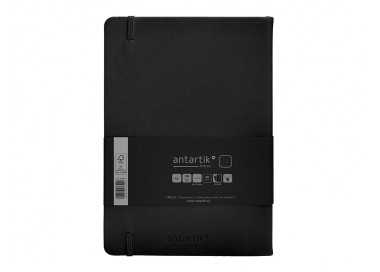 Cuaderno con gomilla antartik notes tapa dura a5 hojas puntos negro 100 hojas 80 gr fsc