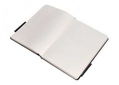 Cuaderno con gomilla antartik notes tapa dura a5 hojas puntos negro 100 hojas 80 gr fsc