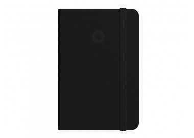 Cuaderno con gomilla antartik notes tapa dura a4 hojas rayas negro 100 hojas 80 gr fsc