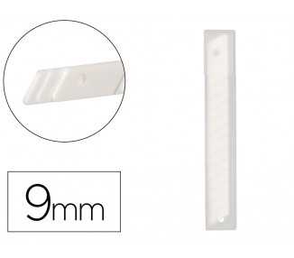 Repuesto cuter estrecho ceramico q-connect 9mm blister de 6 unidades para cuter kf14388