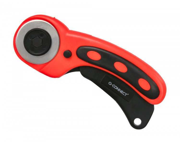 Cuter rotativo q-connect cuchilla circular 45 mm 22x56x165 mm