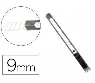 Cuter metalico q-connect xd-c18 cuchilla estrecha de ceramica 122x10x4 mm