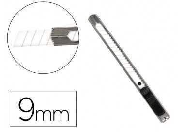 Cuter metalico q-connect xd-c18 cuchilla estrecha de ceramica 122x10x4 mm