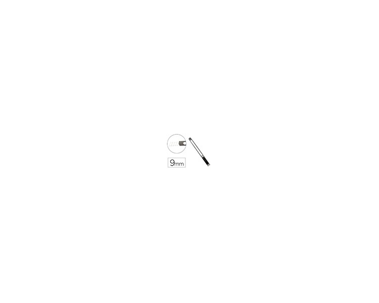 Cuter metalico q-connect xd-c18 cuchilla estrecha de ceramica 122x10x4 mm