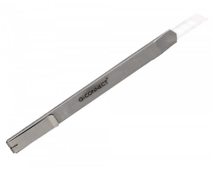 Cuter metalico q-connect xd-c18 cuchilla estrecha de ceramica 122x10x4 mm