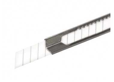Cuter metalico q-connect xd-c18 cuchilla estrecha de ceramica 122x10x4 mm