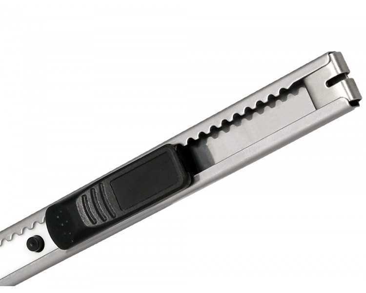 Cuter metalico q-connect xd-c18 cuchilla estrecha de ceramica 122x10x4 mm
