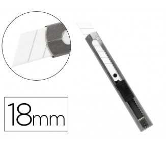 Cuter metalico q-connect xd-c78 cuchilla ancha de ceramica 155x20x18 mm