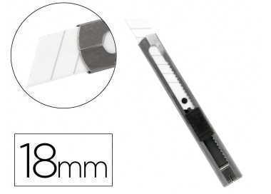 Cuter metalico q-connect xd-c78 cuchilla ancha de ceramica 155x20x18 mm