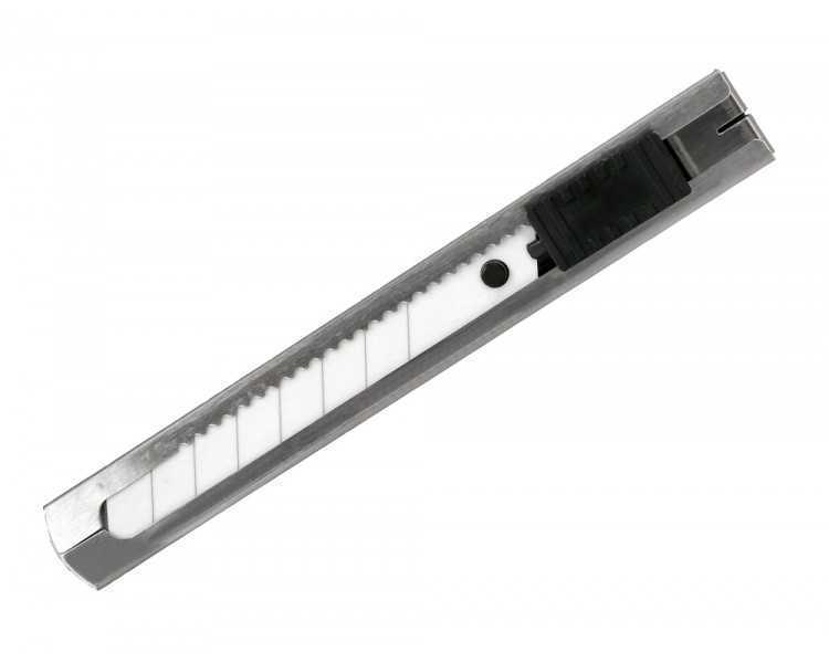 Cuter metalico q-connect xd-c78 cuchilla ancha de ceramica 155x20x18 mm