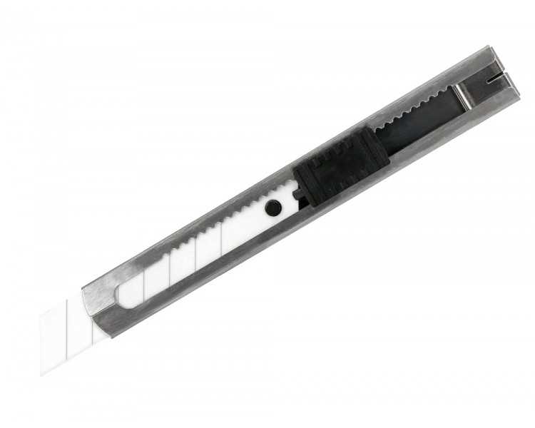 Cuter metalico q-connect xd-c78 cuchilla ancha de ceramica 155x20x18 mm