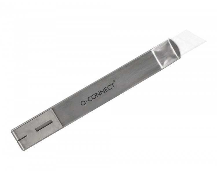 Cuter metalico q-connect xd-c78 cuchilla ancha de ceramica 155x20x18 mm